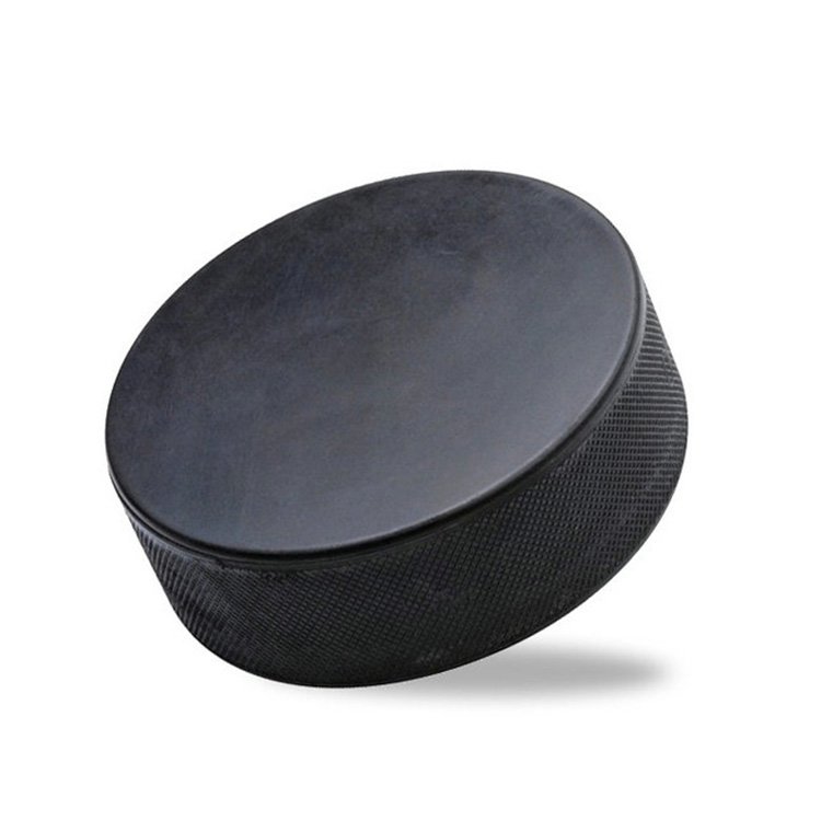 High Quality Print Custom Own Brand Logo Custom Colors Rubber Ice Hockey Puck Ball
