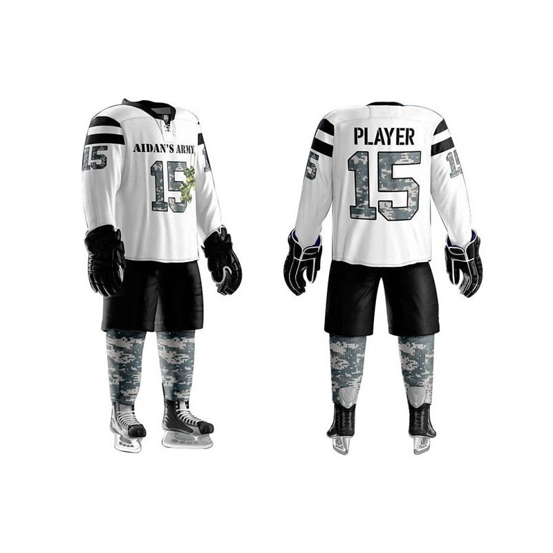Cheap Wholesale Practice Full Sublimation Printing 100% Polyester Custom Ice Hockey Goalie Jersey