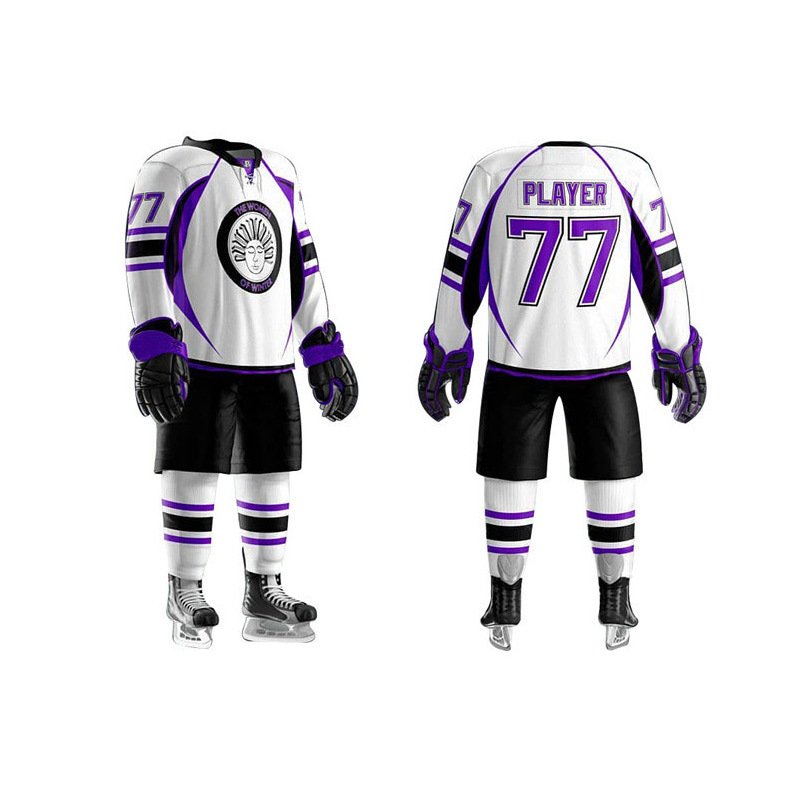 Cheap Wholesale Practice Full Sublimation Printing 100% Polyester Custom Ice Hockey Goalie Jersey