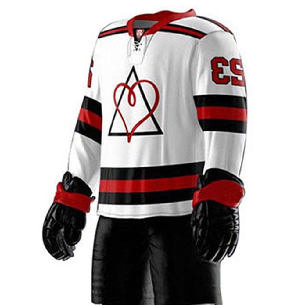 Comfortable And Breathable Ice Hockey Uniforms In Solid Color Premium Quality Unique Style Ice Hockey Uniform
