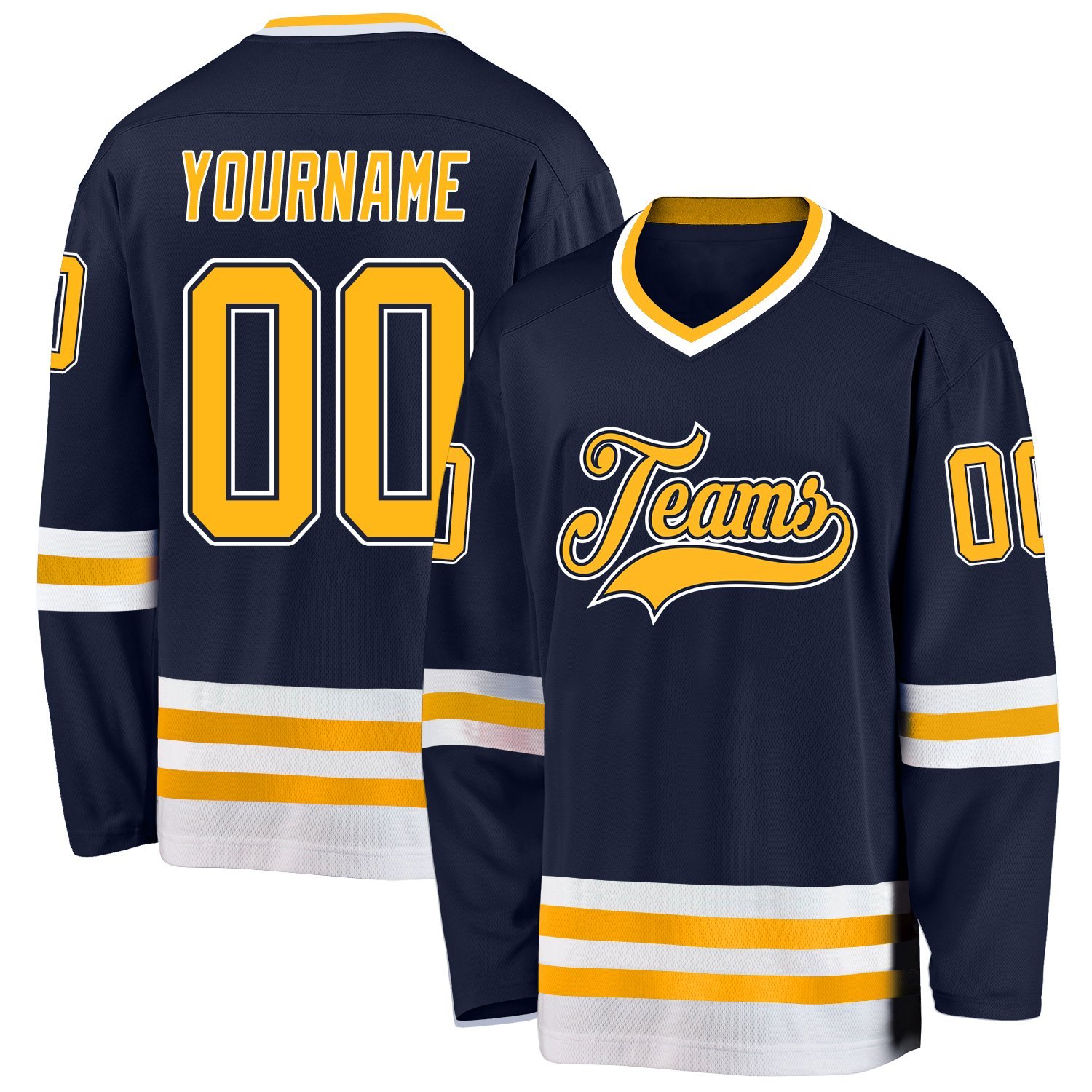 Long sleeve custom man sublimation ice hockey jersey