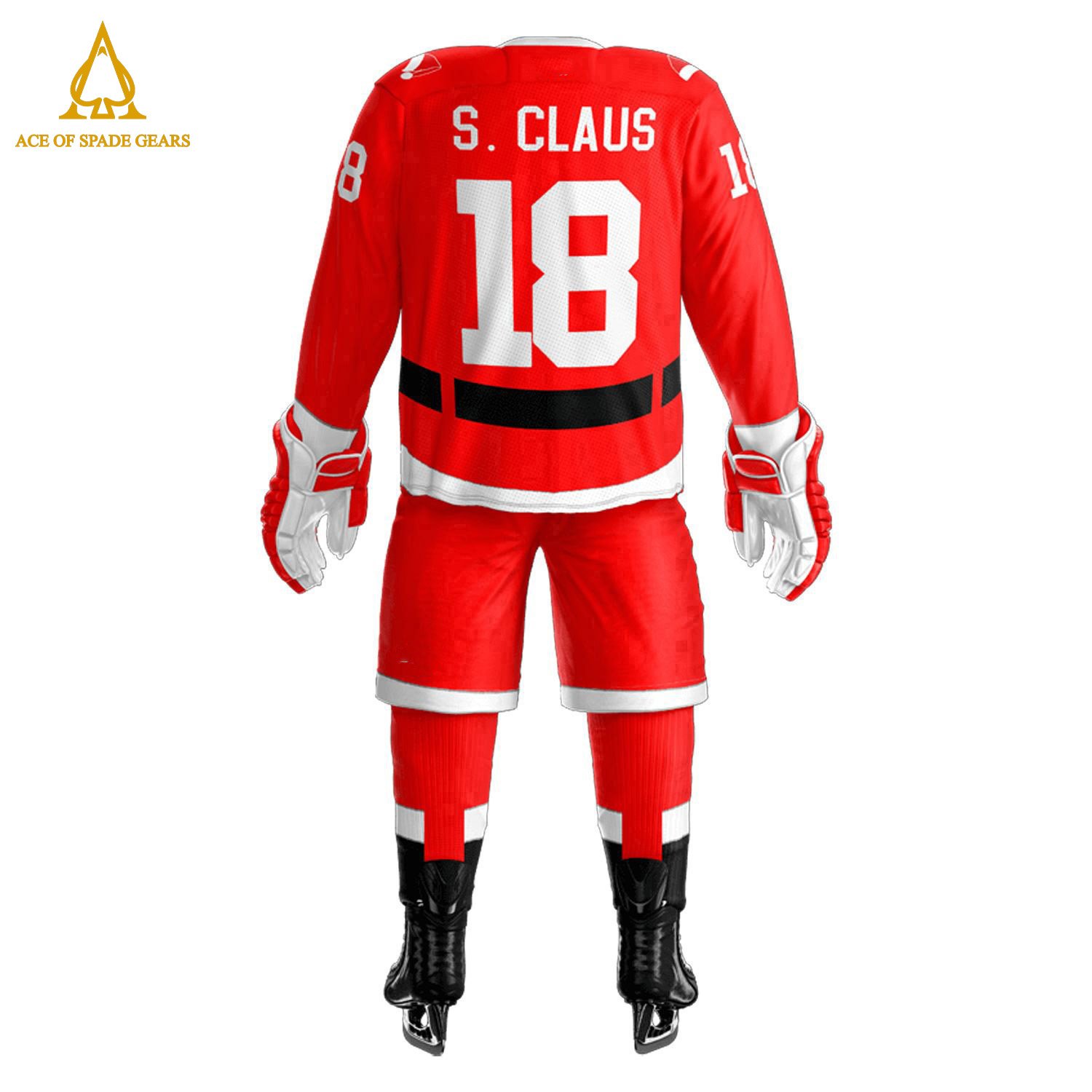 Custom Team Name Polyester Made Ice Hockey Uniform Low Moq Custom Oem Design Ice Hockey Uniform