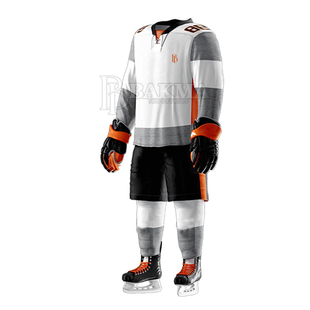 Adult Size Full Sleeve Ice Hockey Uniform Team Wear Ice Hockey Uniform In Stock Uniform ice hockey