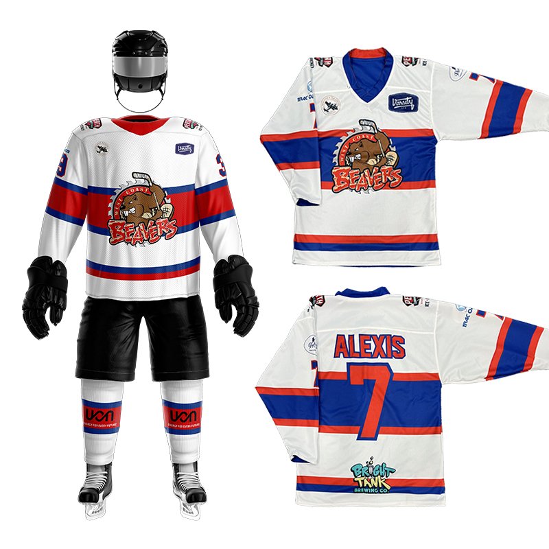 2024 Sport Team Custom Made Logo Sublimation Printed Ice Hockey Jersey reversible ice hockey jersey