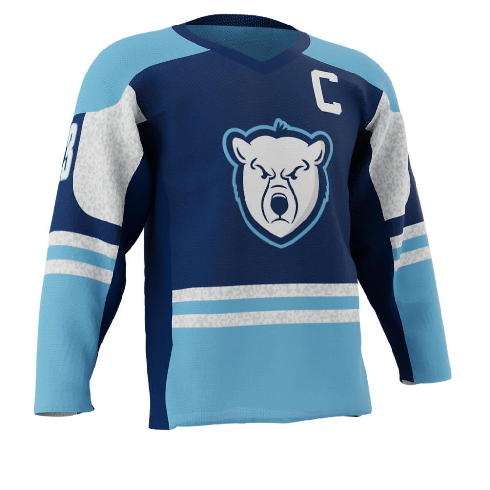 Ice Hockey Shirts Custom Hockey Jersey Golden Sublimation Embroidery Unisex Custom Made Hockey Jerseys & Uniforms