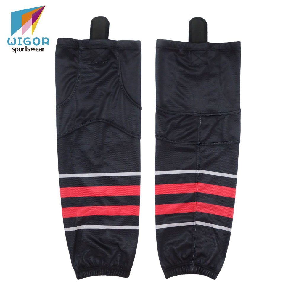 Wholesale Hockey Teamwear Sublimation Printing Cheap Customized Ice Hockey Socks