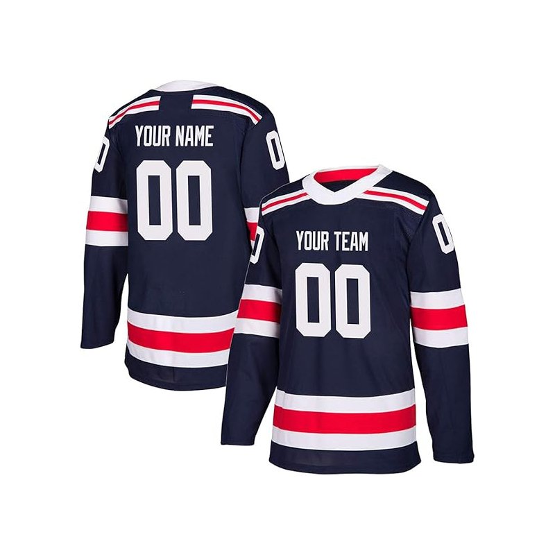 Hot Sales Sports Mans Hockey Jersey Factory Custom Logo High Quality Workout Clothing Sports Mens Hockey Jersey