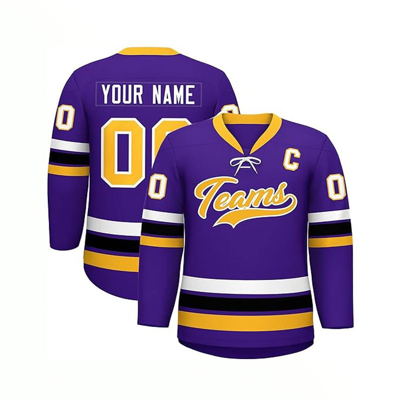 Factory Professional Customized Blank Youth Hockey Jersey Embroidery Sublimation Logo Polyester Tackle Twill Ice Hockey Jersey