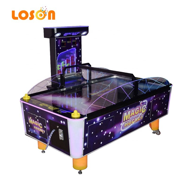 Indoor Automatic luxury Scoreboard Mesa De Hockey De Aire Arcade Ice Air Hockey Coin Operated Games
