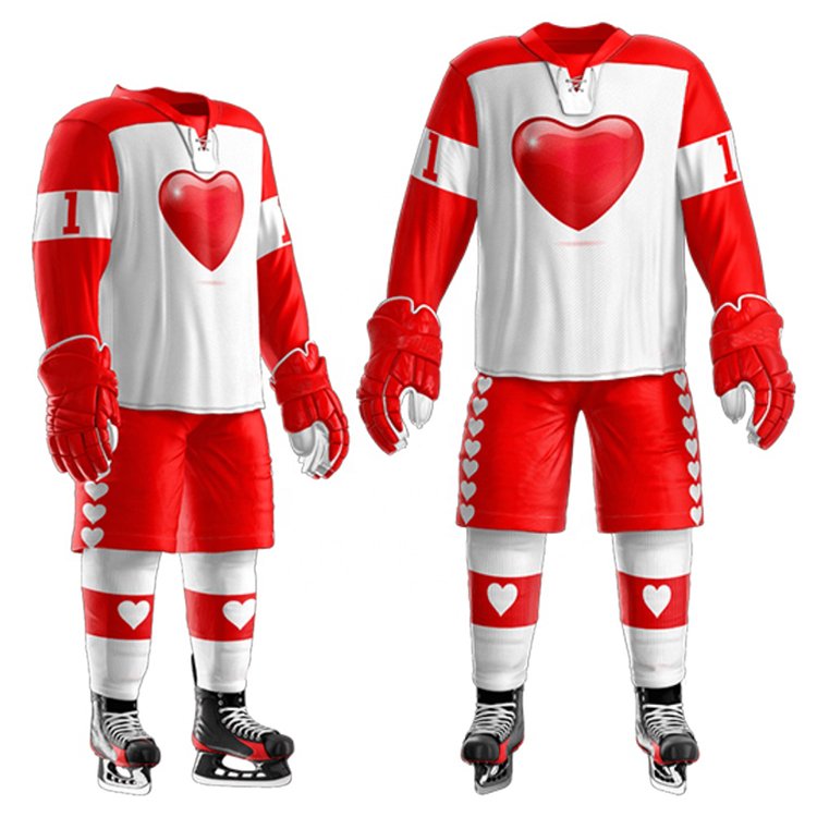 Custom Design Ice Hockey uniform wholesale price customized logo and design Ice Hockey Uniform