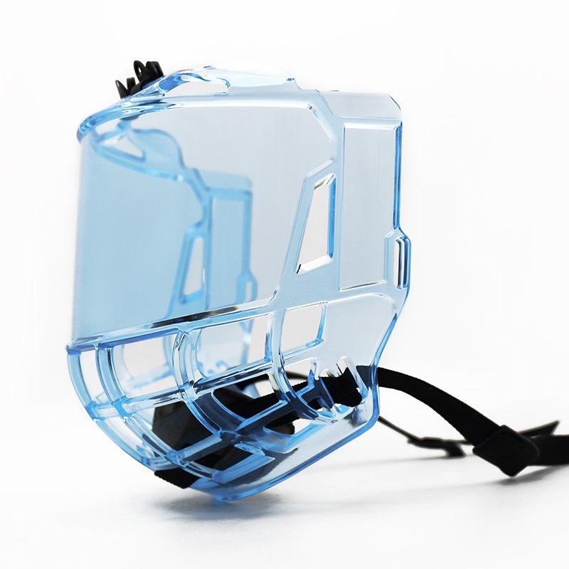 Factory Supported OEM/ODM Anti-Fog Ice Hockey Anti-Scratch Visor Both Side Ice Hockey Cage For Ice Hockey Helmet