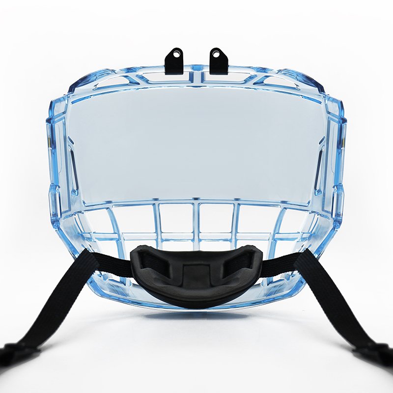 Factory Supported OEM/ODM Anti-Fog Ice Hockey Anti-Scratch Visor Both Side Ice Hockey Cage For Ice Hockey Helmet