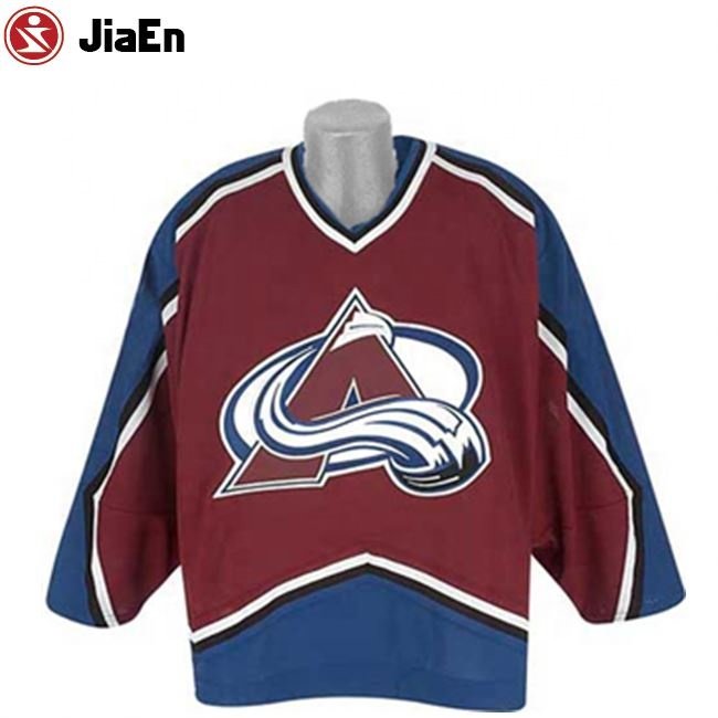 China Factory Ice Hockey Jersey With Custom Sublimation Hoodies Lace