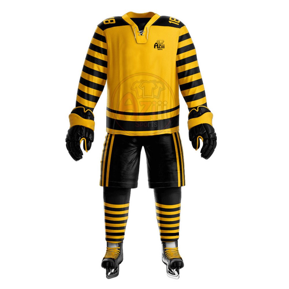 Top Quality Ice Hockey Uniforms Customized Design Printing Quick Dry Men Ice Hockey Uniform