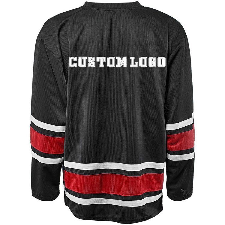 Custom Embroidery Printed Logo Team Hockey Jersey Wholesale Blank Ice Hockey Uniform Clothing