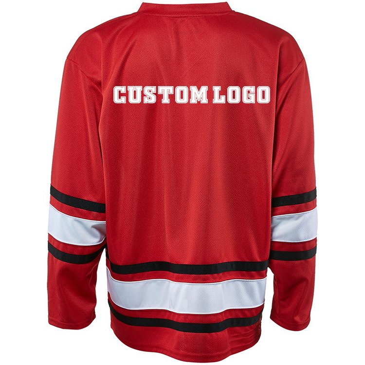 Custom Embroidery Printed Logo Team Hockey Jersey Wholesale Blank Ice Hockey Uniform Clothing