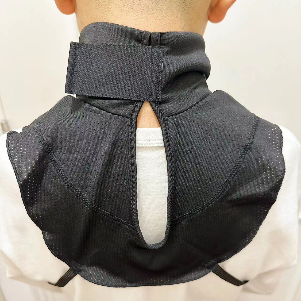 manufacture Ealer logo Adjustment Black Neck Support Neck Protection Hockey Neck Guard