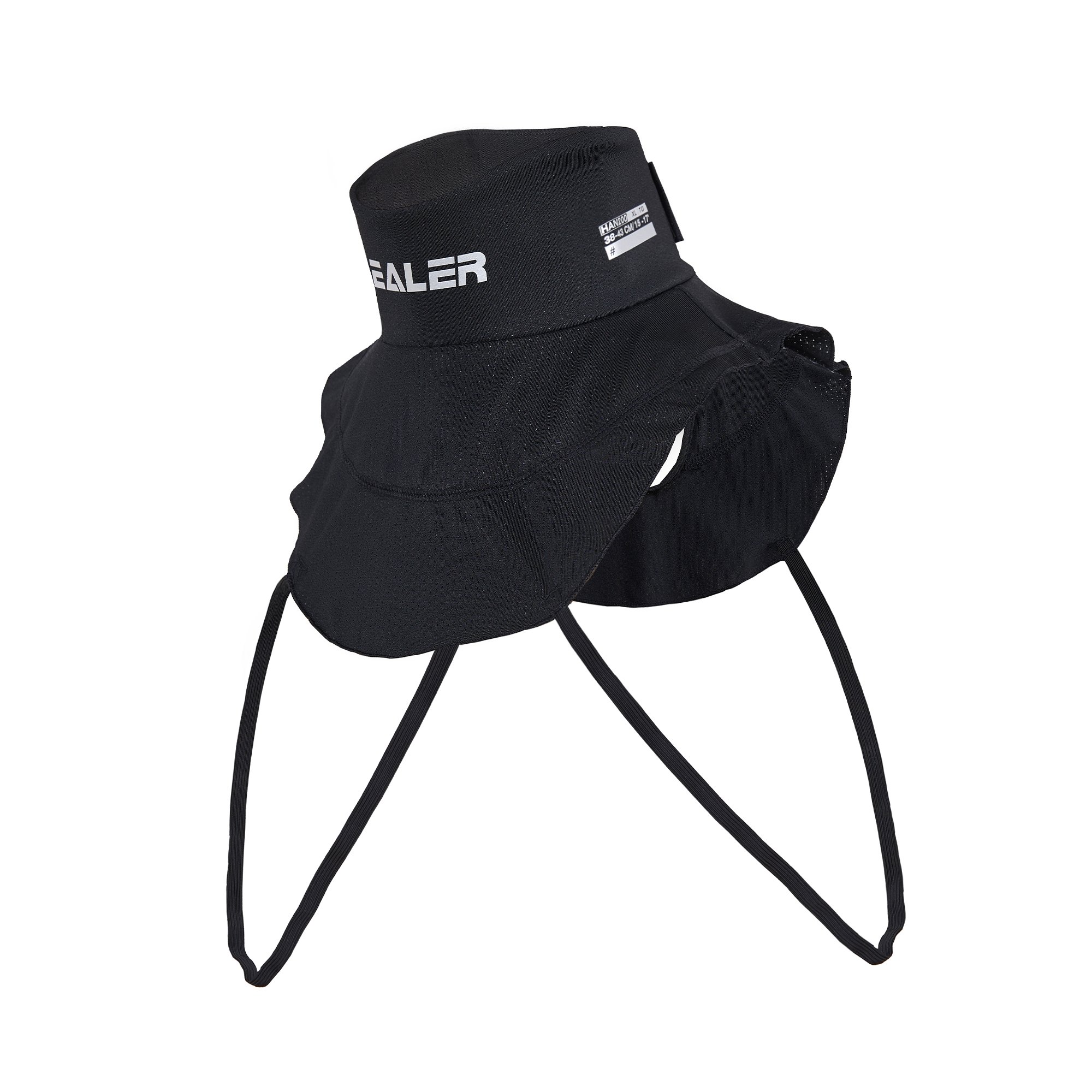 manufacture Ealer logo Adjustment Black Neck Support Neck Protection Hockey Neck Guard