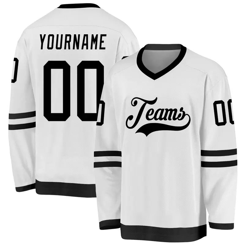 Custom sublimated blank hockey jersey 100% polyester quick dry sports v-neck mesh jersey youth hockey jerseys team uniform
