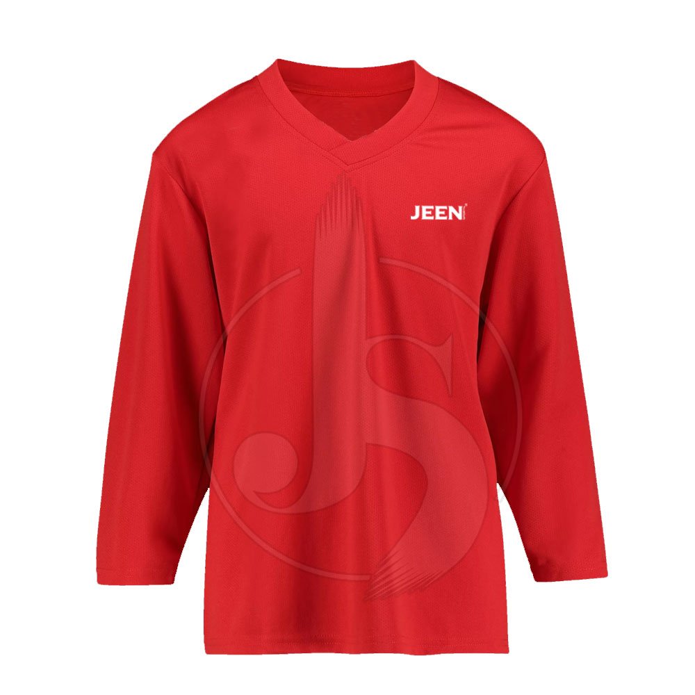 Top Quality 100% Polyester Team Breathable New Style Training ice Hockey Jersey For Sale In High Quality