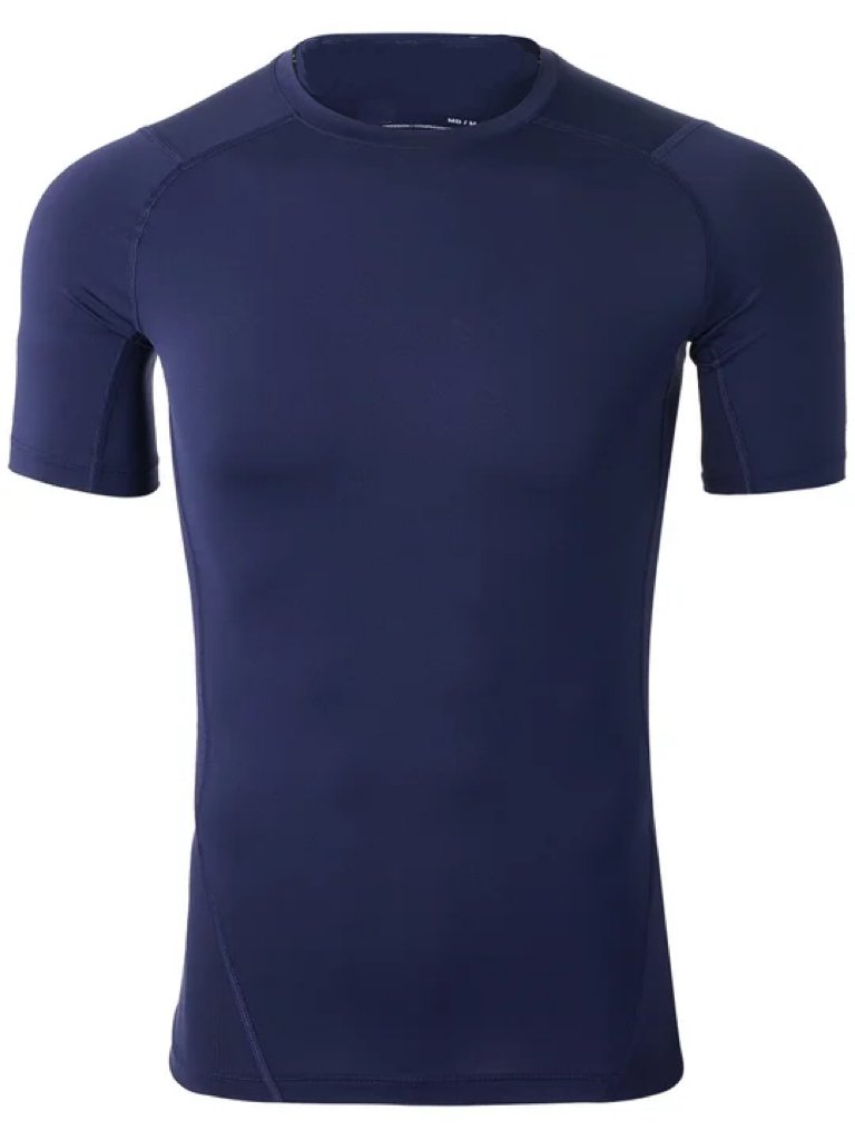 Flatlock Seams Anti-Odor Hybrid Raglan short Sleeves Compression L/S Shirt - Men's hockey jersey