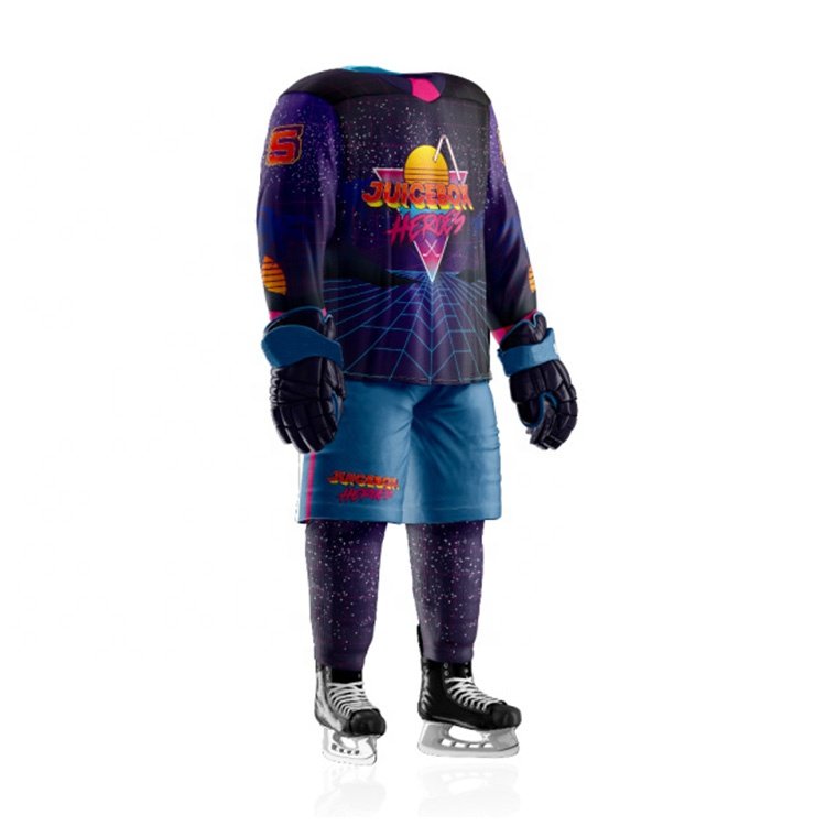 High quality street wear vintage design 6xl hockey jerseys custom made hockey jersey