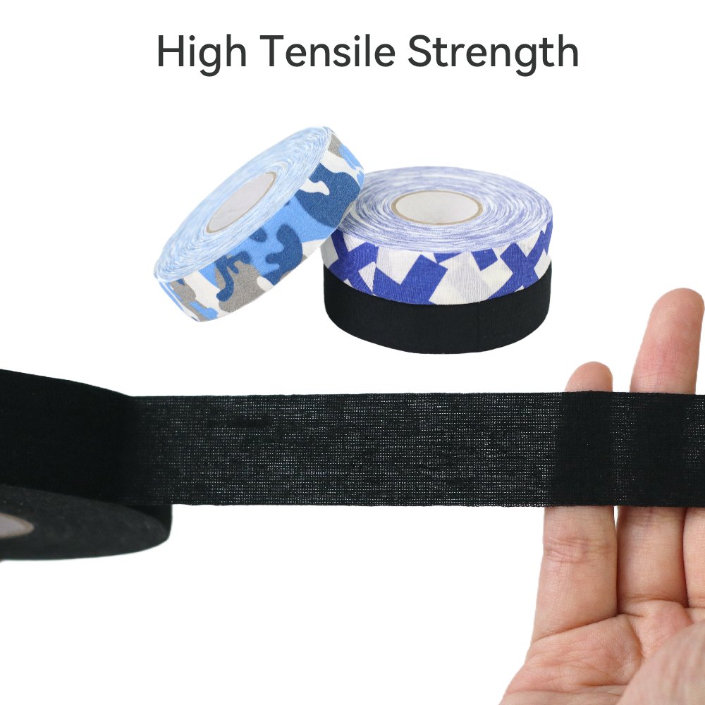 Waterproof Adhesive Stretch Sports Ice Hockey Tape Custom Logo Printed Ice Hockey Tape