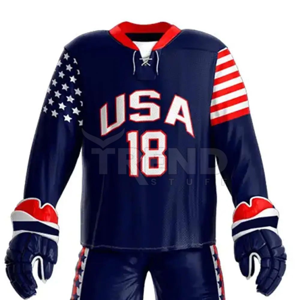 Customized Ice Hockey Uniforms & Jerseys Customized Sports Wears Top Quality Soft Comfortable Ice Hockey Uniforms