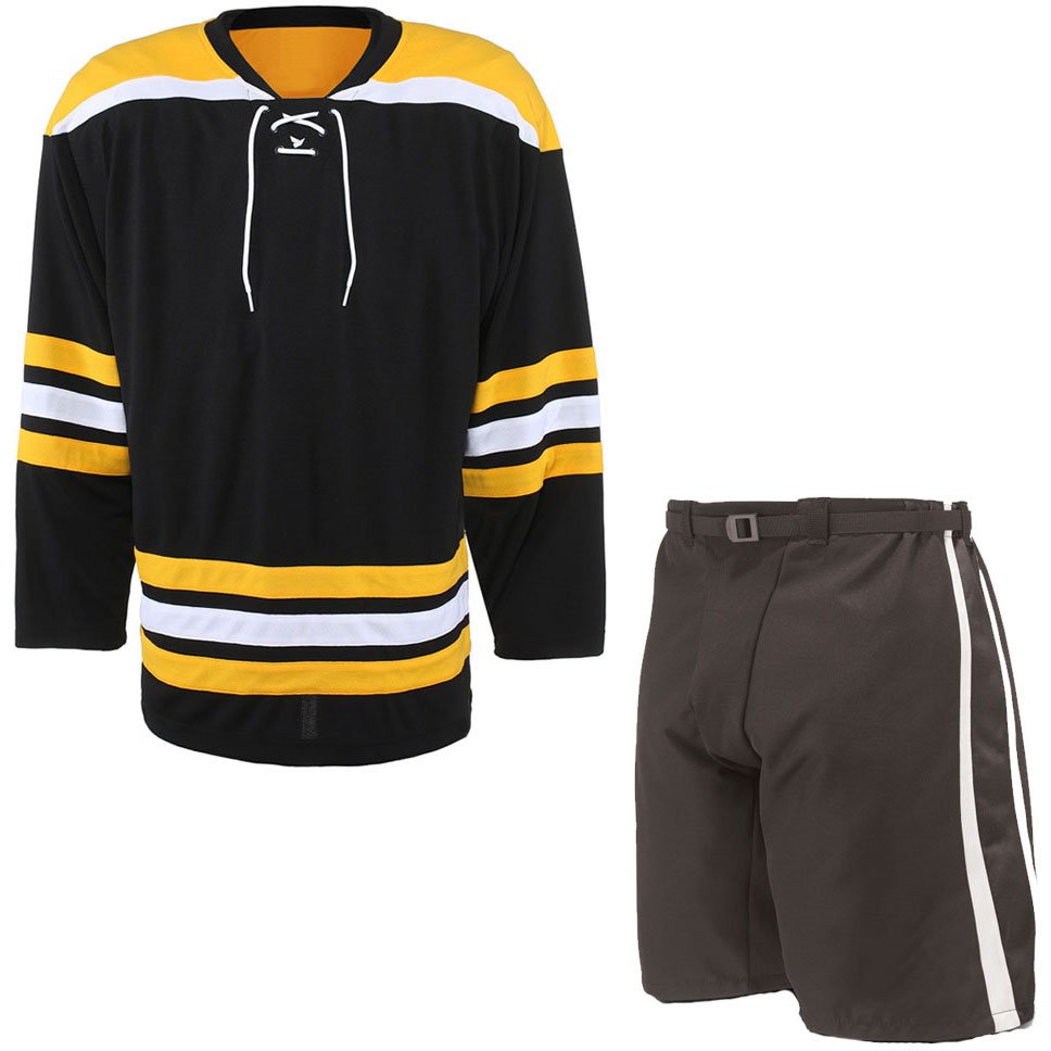 Custom 100% polyester team practice hockey nylon pant shells sublimated ice hockey jerseys custom