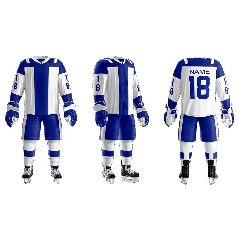 Custom made Christmas ice hockey jerseys sublimated wholesale blank hockey jersey team set hockey jerseys