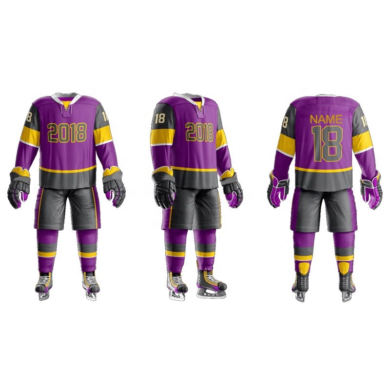 Custom made Christmas ice hockey jerseys sublimated wholesale blank hockey jersey team set hockey jerseys