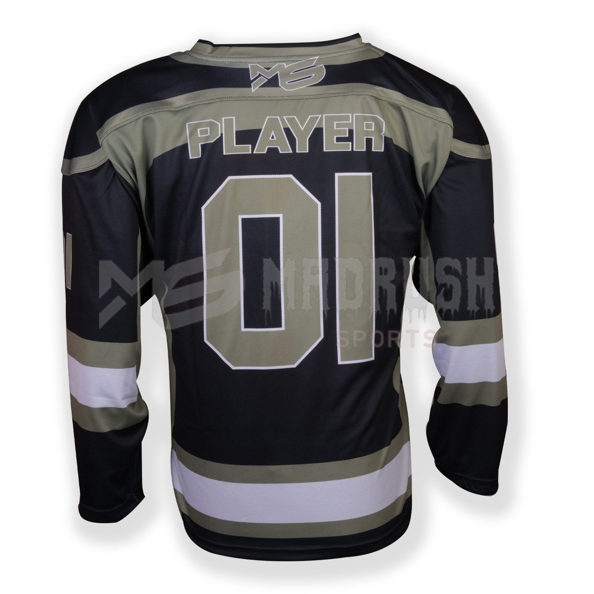 Customizable Ice Hokey Uniform Jersey High Quality Wholesale comfortable bird eye mesh Fabric
