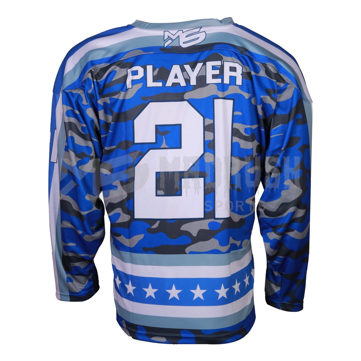 Customizable Ice Hokey Uniform Jersey High Quality Wholesale comfortable bird eye mesh Fabric