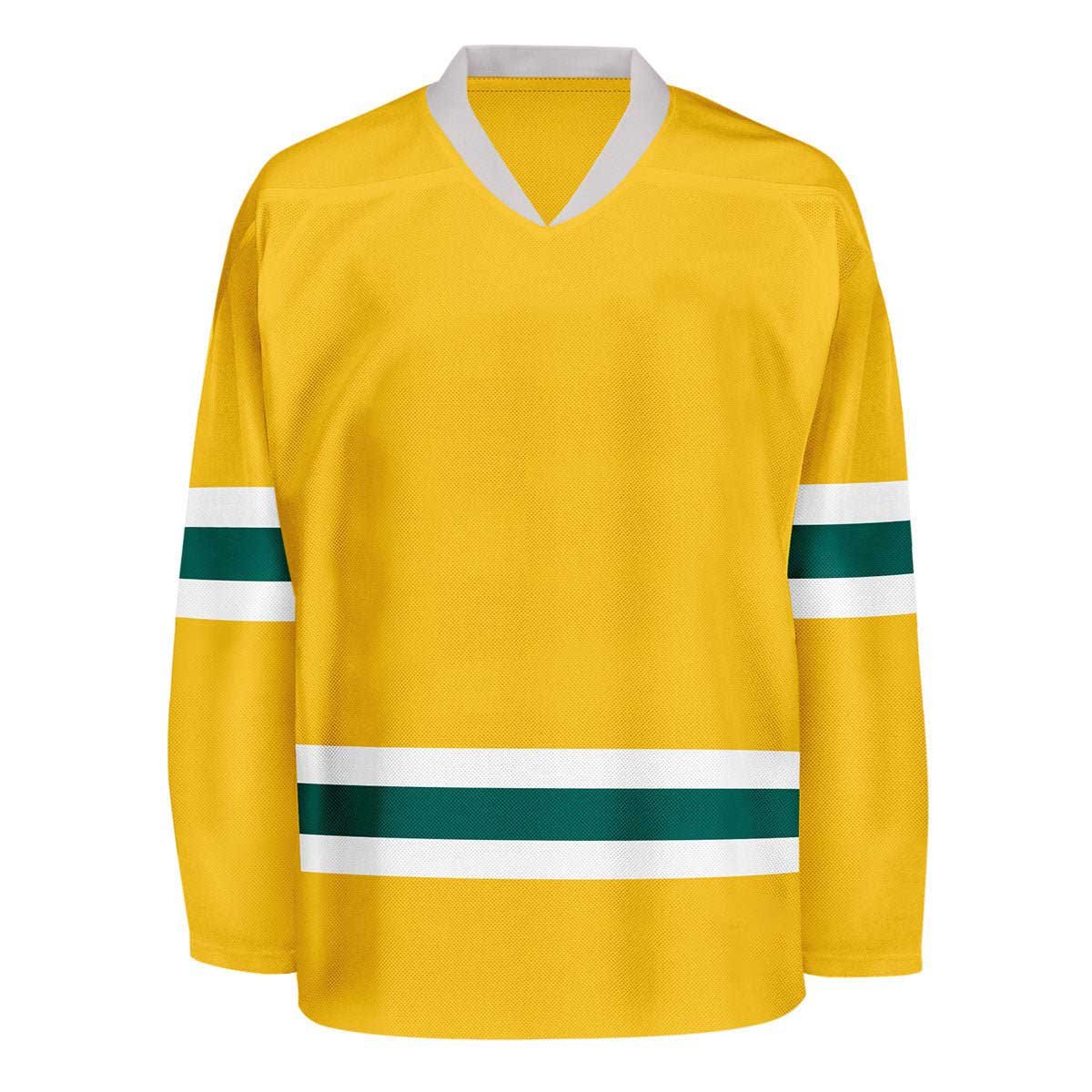 High quality long sleeve jersey for men sublimated custom v neck ice hockey jerseys