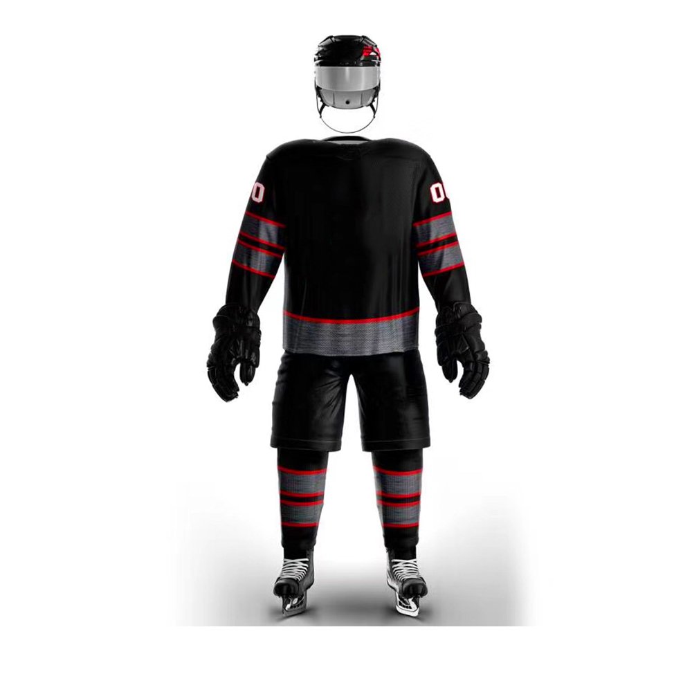 Custom Embroidery Hockey Uniform Men Wear Team High Quality Fast Sublimated Tackle Twill Ice Hockey Uniform OEM Team Name