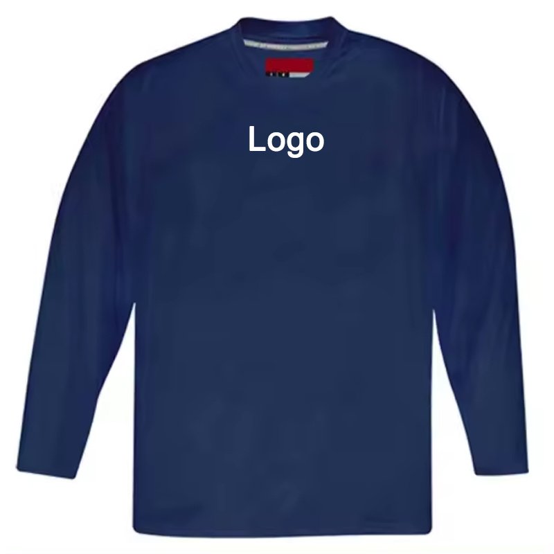 Custom Mens Shirts Training Plain Blank Ice Hockey Jersey Uniform Sublimation Printing OEM Sports Wear Factory Service