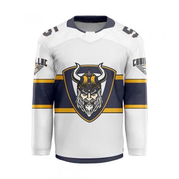 Cheap unique different name number hockey uniform girls field orange ice hockey jersey custom team