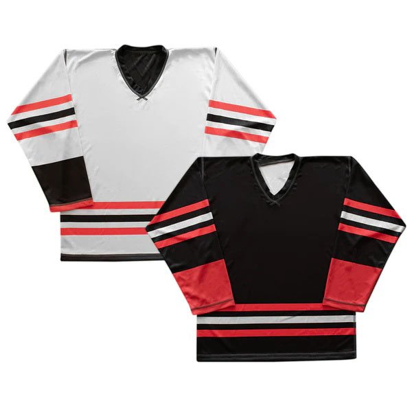 Most popular design sport sublimated reversible practice ice hockey jersey custom ice hockey wear
