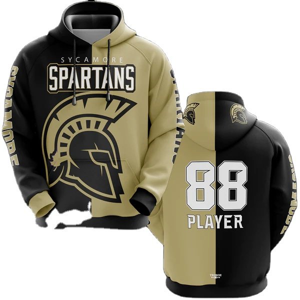 EALER Sports Custom Ice Hockey Hoodies Polyester Hockey Lace Hoodie Blank Hockey Hoodies