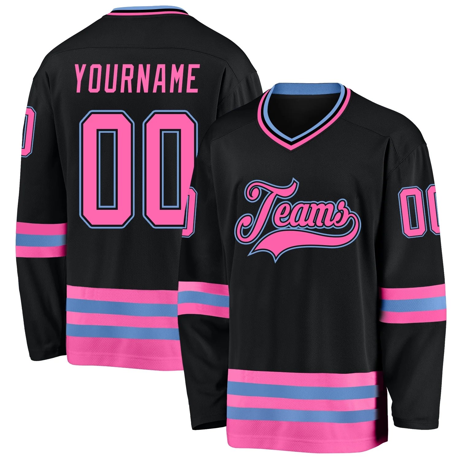OEM Wholesale Custom Design Team League Professional Polyester Customized Embroidery Tackle Twill Ice hockey jersey