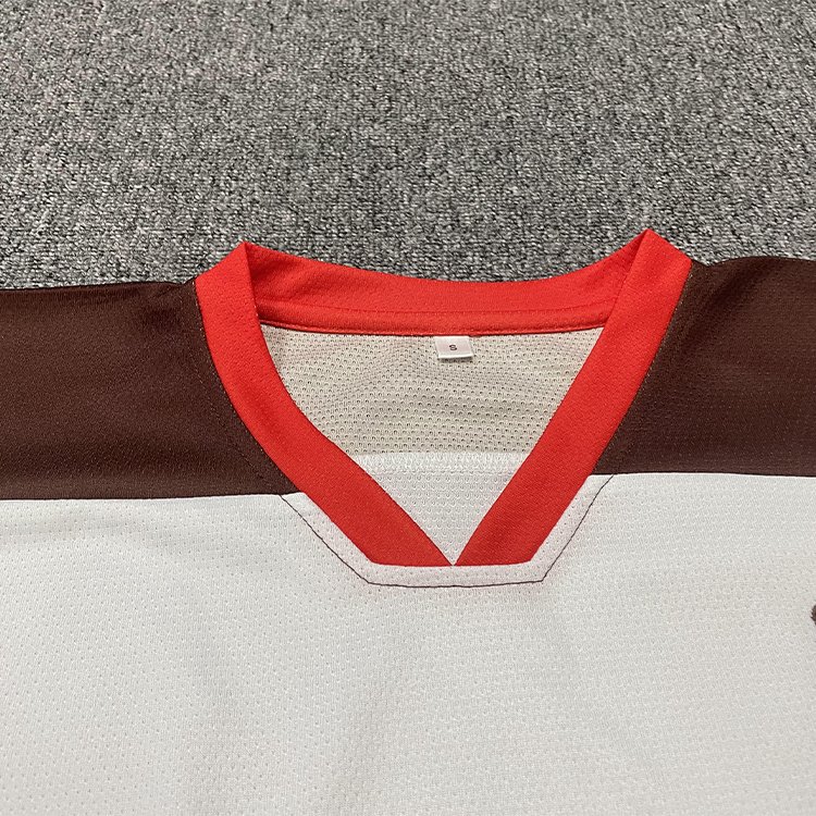 OEM Custom Unisex Ice Hockey Jersey with Team Logo 100% Polyester Blank Design Uniform Style Sublimation Printing Technique