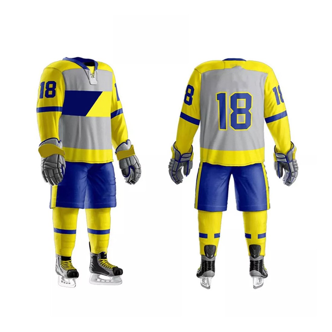 High Quality Men's Ice Hockey Uniform Best Style for Sports Wear OEM Team Name Wholesale Price Low MOQ