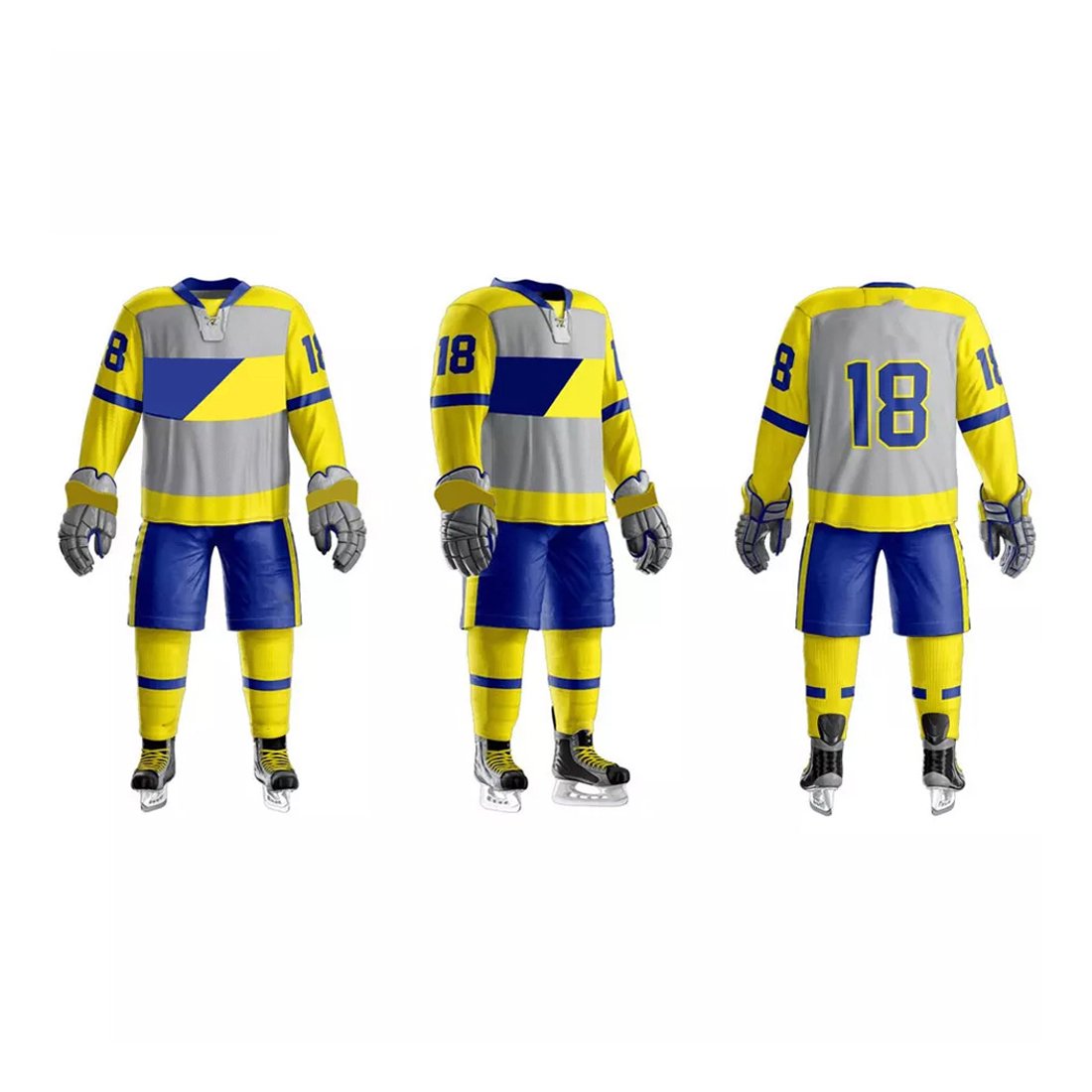 High Quality Men's Ice Hockey Uniform Best Style for Sports Wear OEM Team Name Wholesale Price Low MOQ