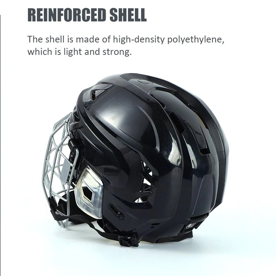 2024 Hockey Facemask Face Shields Custom ice Hockey Solid Color With Steel Wire Hockey Helmet Face Protective Mask
