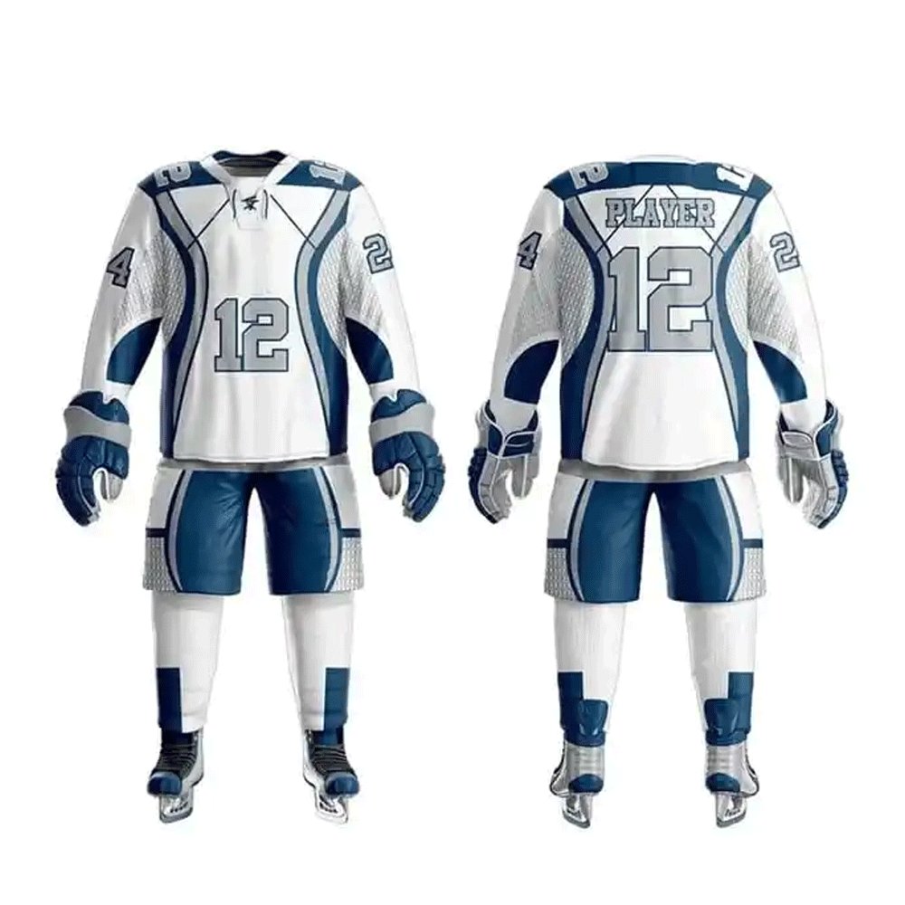 100% Polyester Breathable Sublimation Ice Hockey Uniform from Pakistan Team Sports Uniform Sets Sportswear at Competitive Price