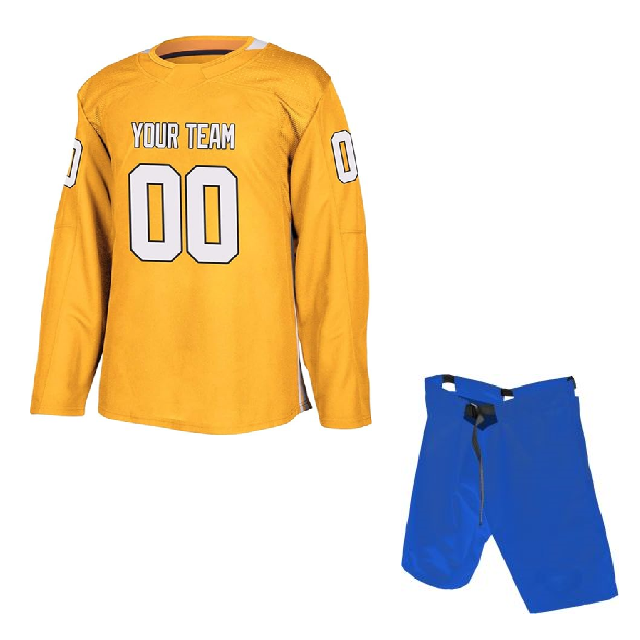 Ice Hockey Uniforms With Custom Designs, Breathable Fabrics And Comfortable Fit Available In Bulk