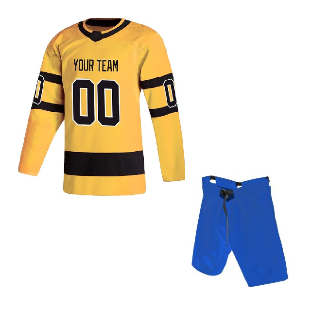 Ice Hockey Uniforms With Custom Designs, Breathable Fabrics And Comfortable Fit Available In Bulk