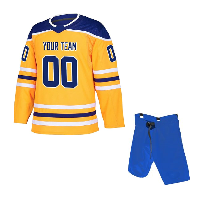 Ice Hockey Uniforms With Custom Designs, Breathable Fabrics And Comfortable Fit Available In Bulk