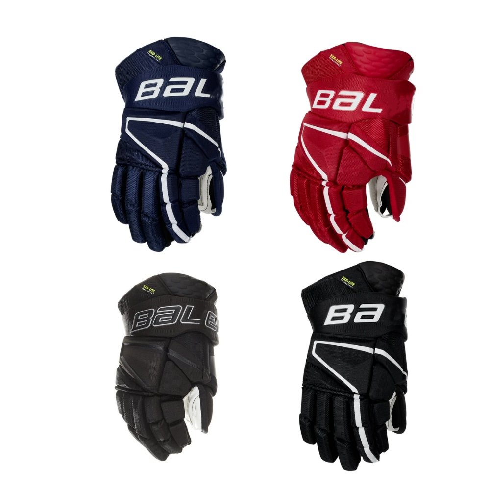 Hyperlite ice hockey glove Tapered Profile KFS Performance White Navy Blue Color Hockey Gear