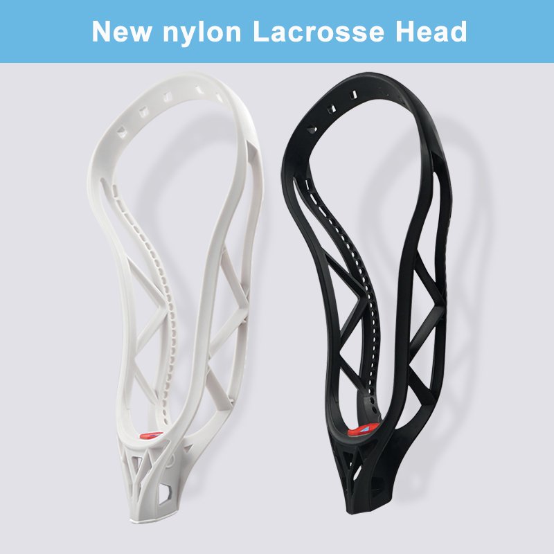 New material Less greasy Wholesales design Logo Men Women Professional Nylon custom Lacrosse Head